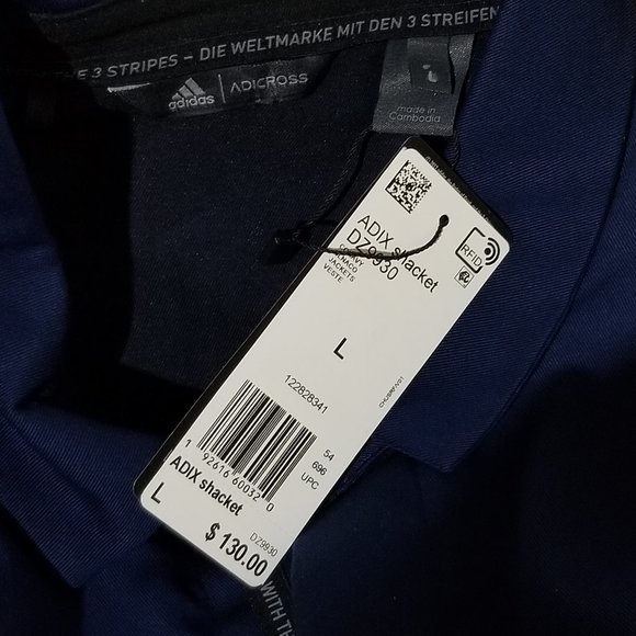 adidas Golf Shacket Adicross Adix Shirt Jacket - Picture 3 of 10